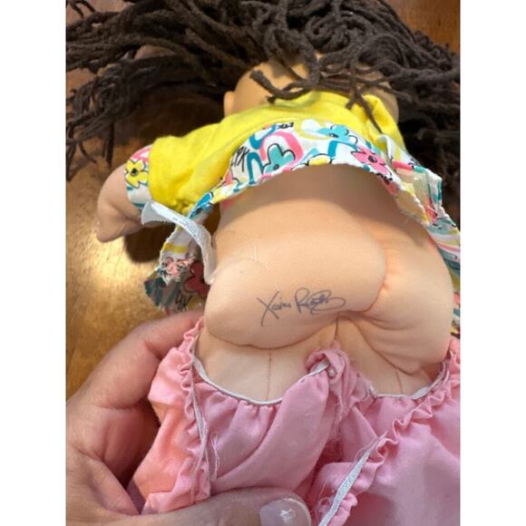 Hasbro Cabbage Patch Kids 1990s Brown Blue - Picture 4 of 5